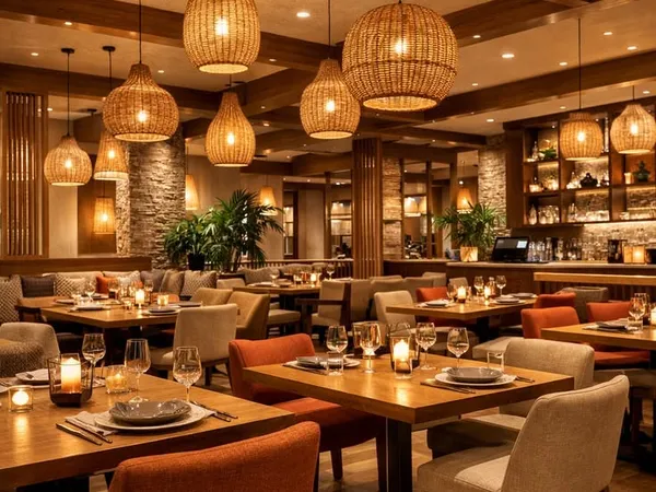 Salle intérieure du restaurant