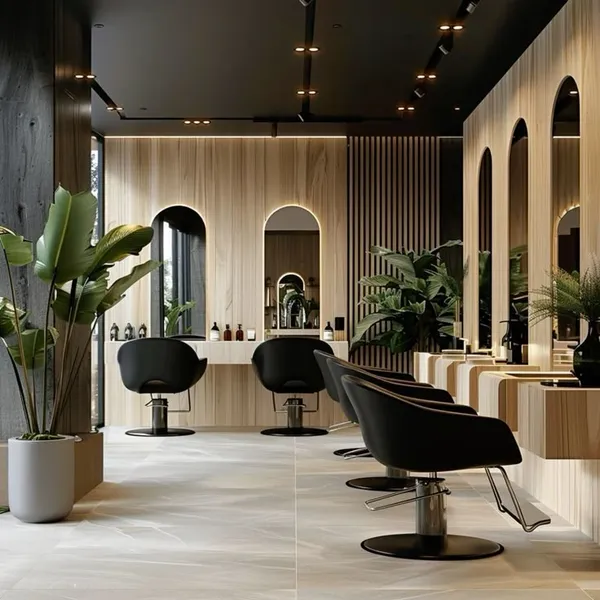 Le salon de coiffure